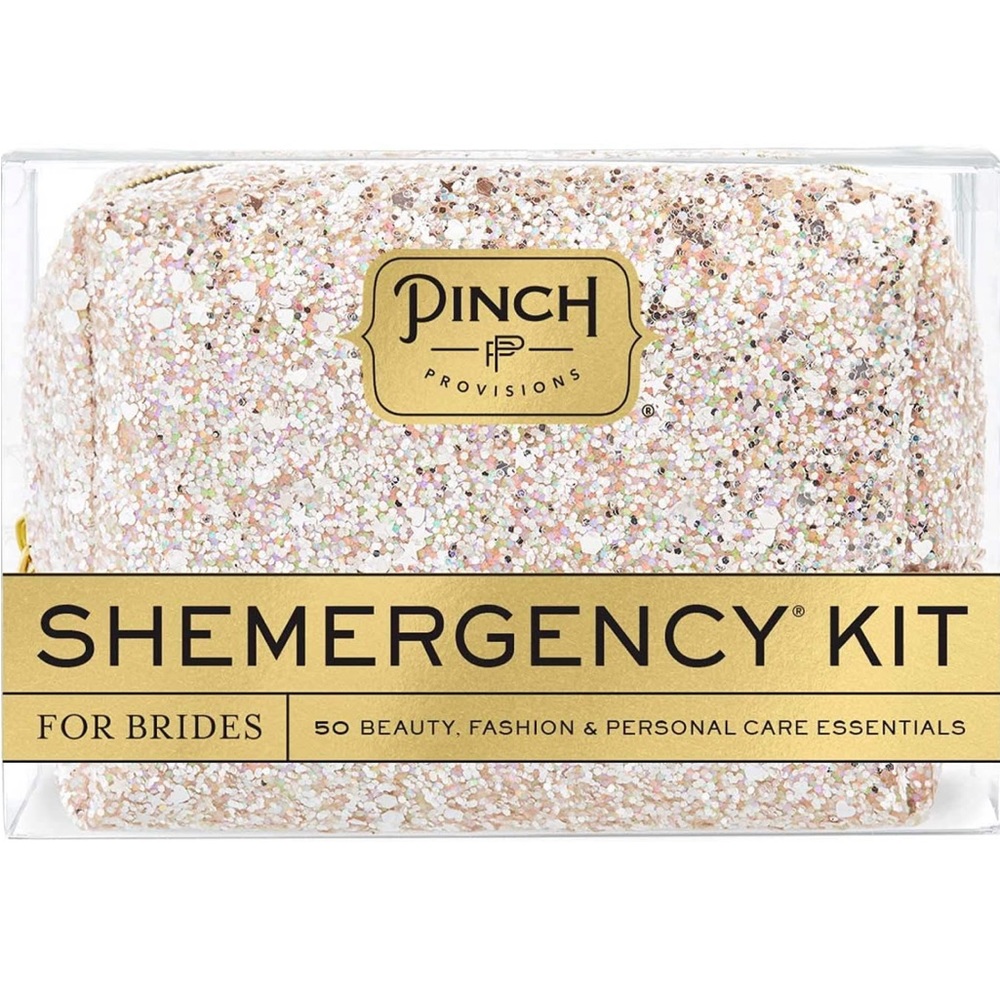 Punch Provisions Shemergency Wedding Day Bachelorette Emergency Kit Gift Pouch